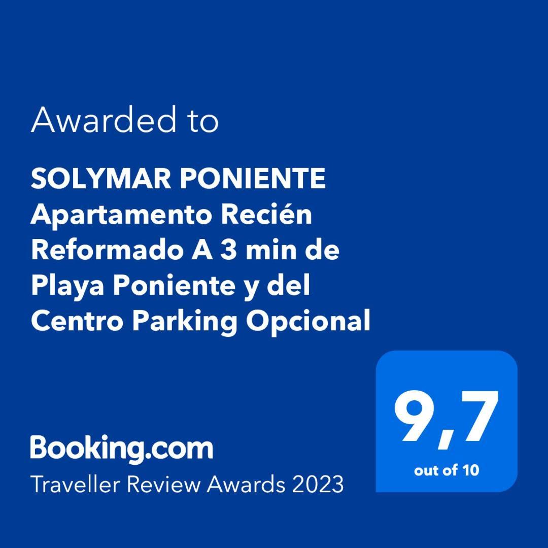 דירות בנידורם Solymar Poniente Apartamento Recien Reformado A 3 Min De Playa Poniente Y Del Centro Parking Opcional מראה חיצוני תמונה