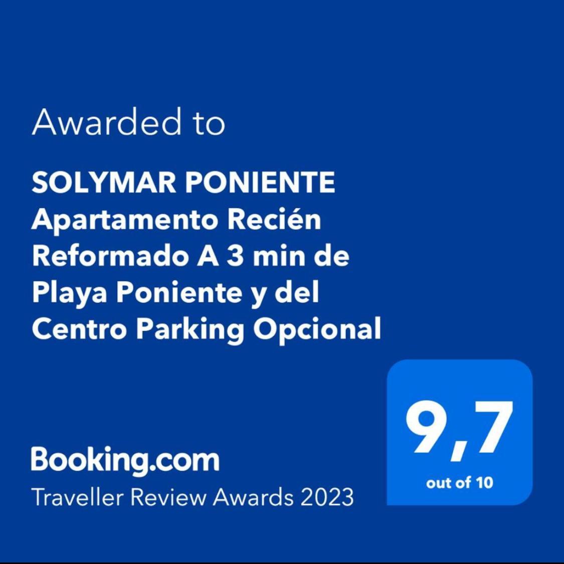 דירות בנידורם Solymar Poniente Apartamento Recien Reformado A 3 Min De Playa Poniente Y Del Centro Parking Opcional מראה חיצוני תמונה